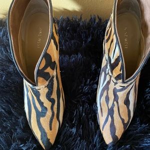 Nine West Faux Fur Ankle Boots